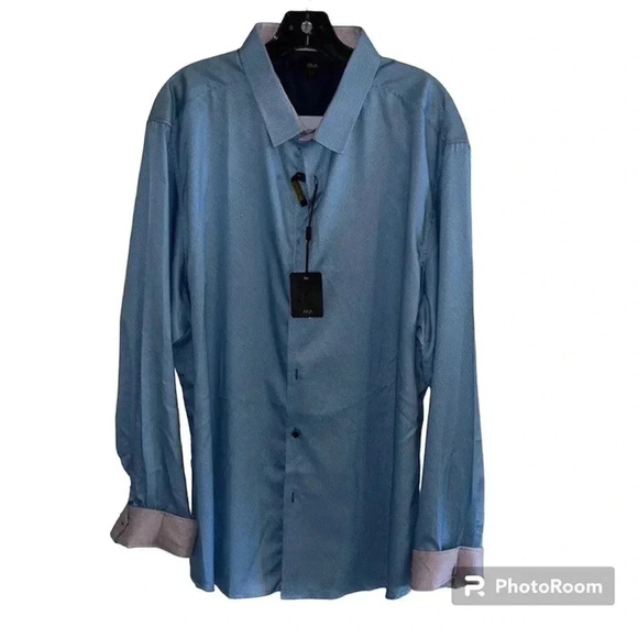 AKA, “also known as” men shirt,XXL, office,slim fit,two tone,classy, event ,NWT - Picture 5 of 14